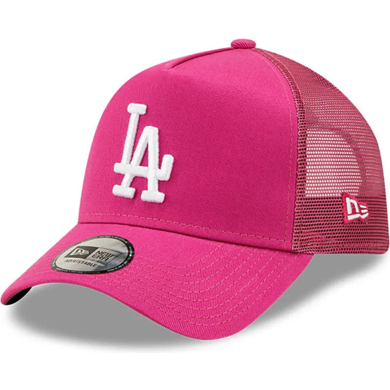epci-curbata-roz-snapback-a-frame-tonal-mesh-de-los-angeles-dodgers-mlb-de-new-era