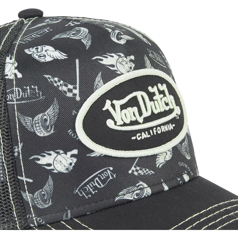 epci-curbata-negru-snapback-tat05-de-von-dutch