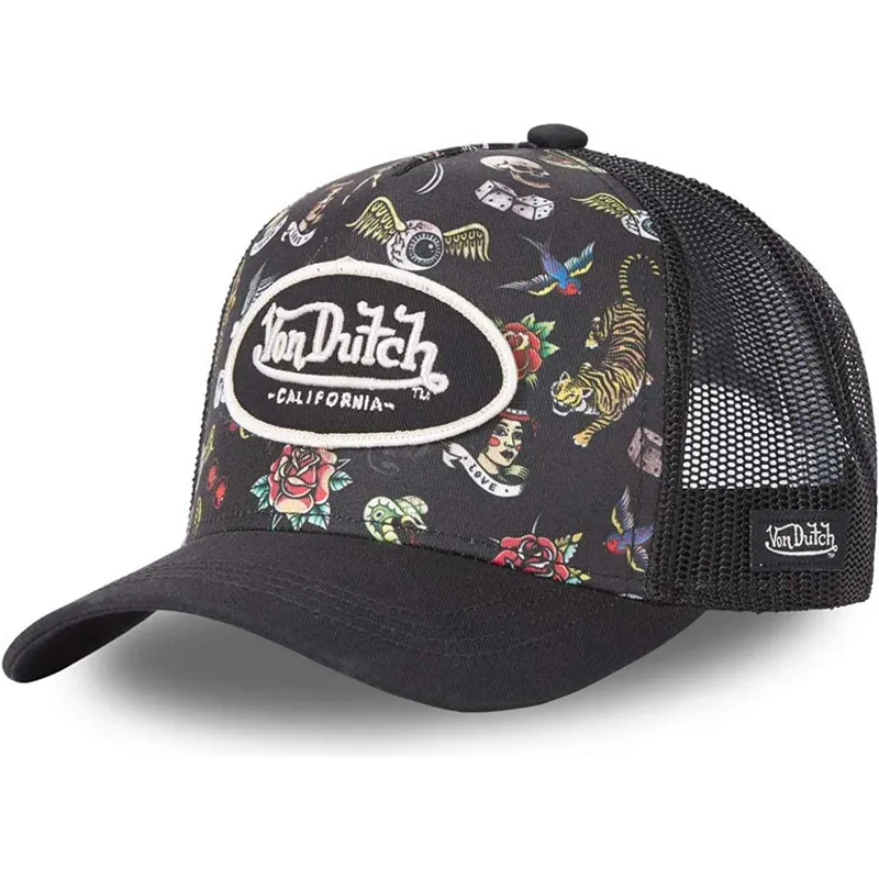 cappellino-trucker-nero-tattoo-tat-nr-di-von-dutch