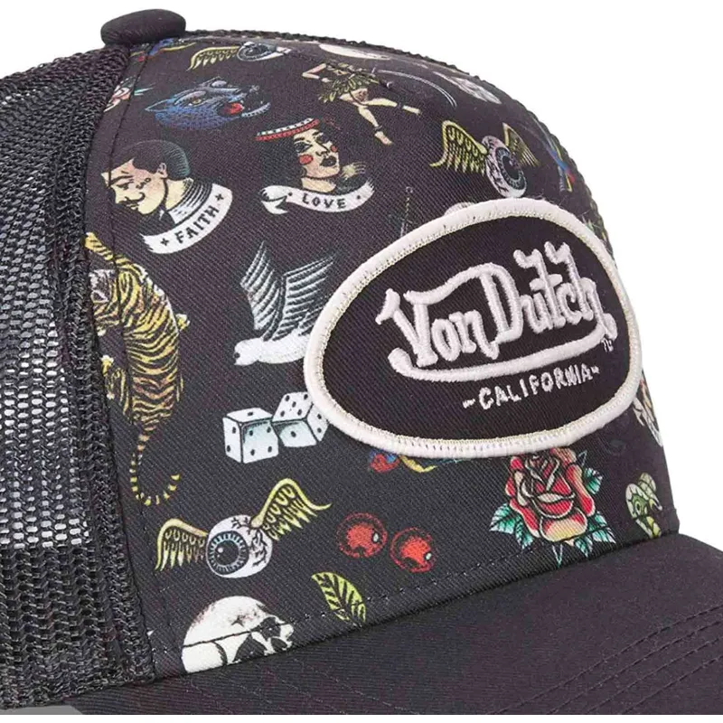 cap-curbata-black-snapback-de-von-dutch