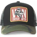 epci-curbata-negru-snapback-wolf-de-von-dutch