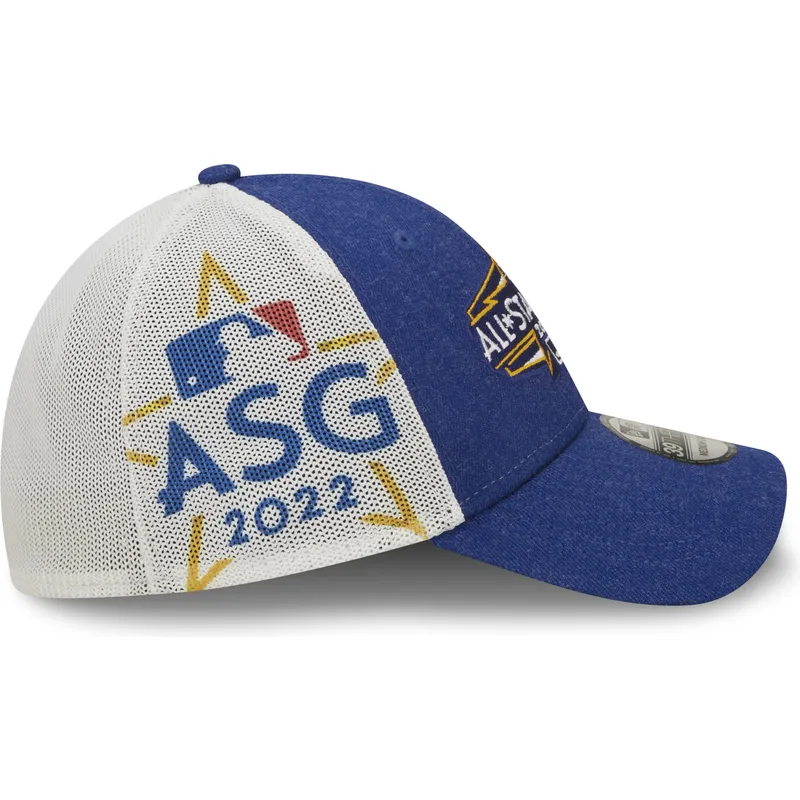 blaue-und-weisse-trucker-kappe-verstellbar-39thirty-all-star-game-logo-von-los-angeles-dodgers-mlb-von-new-era