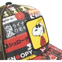 epci-curbata-negru-snapback-joe-cool-pea-sam1-snoopy-arahide-de-capslab