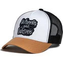 casquette-trucker-blanche-noire-et-marron-high-rider-ww16-wheels-and-waves