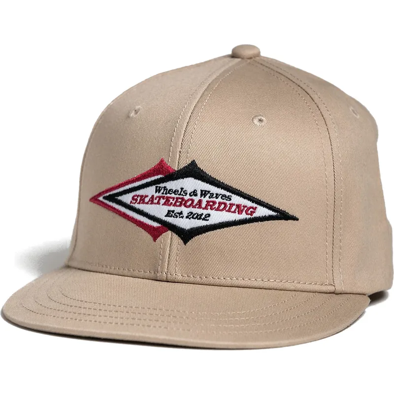 epci-plata-bej-snapback-skateboarding-ww24-de-wheels-and-waves