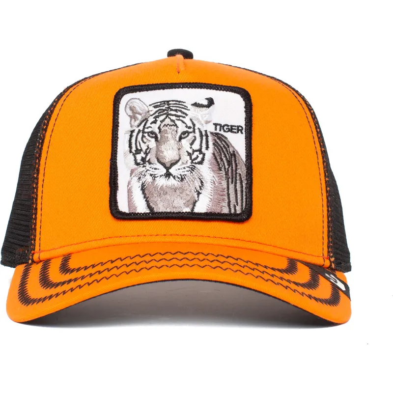epci-curbata-portocaliu-snapback-the-white-tiger-the-farm-de-goorin-bros