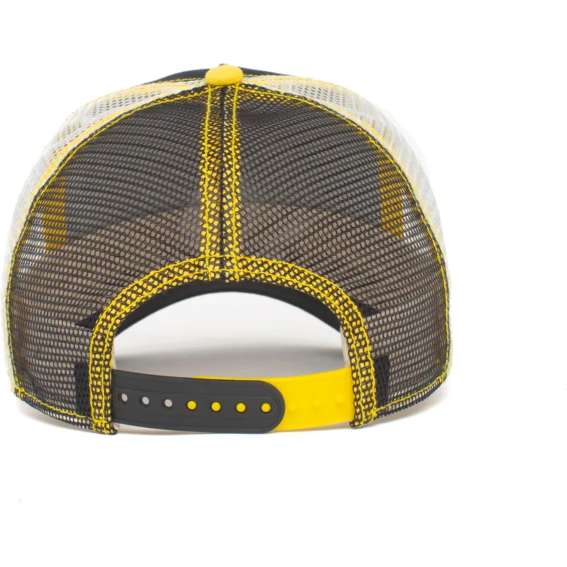 schwarze-und-graue-trucker-kappe-mit-engelsfisch-angel-sick-lid-the-farm-von-goorin-bros