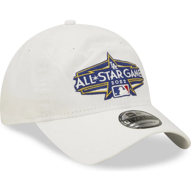 weisse-verstellbare-gebogene-kappe-9twenty-all-star-game-core-classic-der-los-angeles-dodgers-mlb-von-new-era