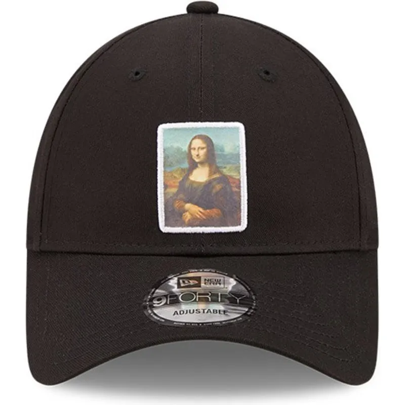 epci-curbata-negru-reglabila-9forty-patch-mona-le-louvre-de-new-era