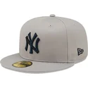 casquette-plate-grise-ajustee-59fifty-side-patch-world-series-new-york-yankees-mlb-new-era