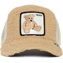gorra-trucker-beige-de-borreguillo-oso-de-peluche-teddy-first-best-friend-the-farm-de-goorin-bros