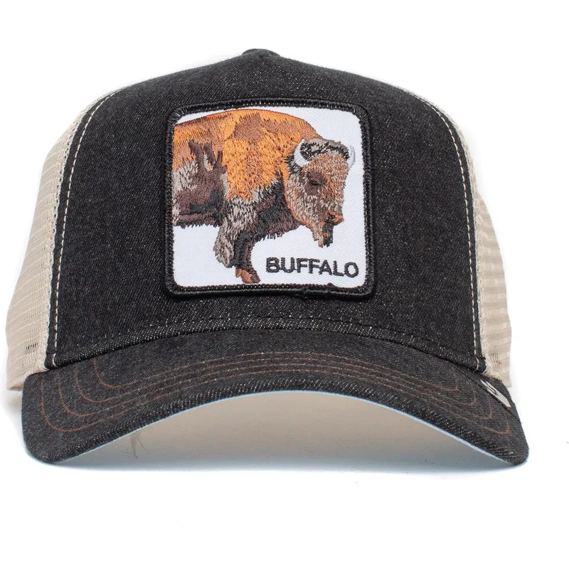 epci-curbata-negru-snapback-the-buffalo-the-farm-de-goorin-bros