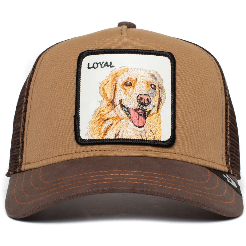 cappellino-trucker-marrone-cane-labrador-retriever-the-loyal-dog-the-farm-di-goorin-bros