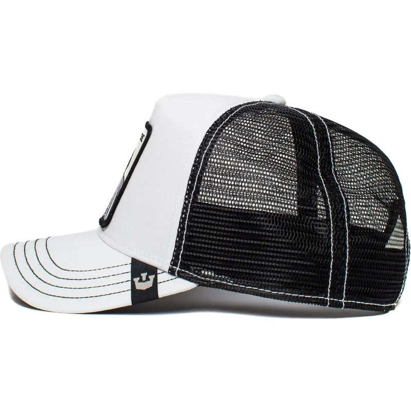 epci-curbata-camionagiu-alb-snapback-pentru-copii-cebra-extreme-little-stripe-the-farm-the-farm-de-goorin-bros