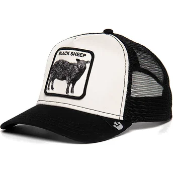 Czapka trucker biało-czarna owca Revolter od Goorin Bros.