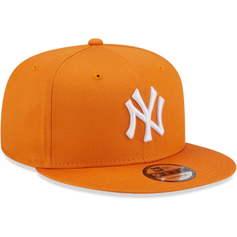 gorra-plana-naranja-snapback-9fifty-league-essential-de-new-york-yankees-mlb-de-new-era