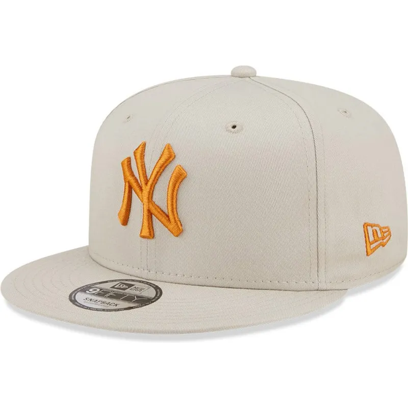 epci-plata-bej-snapback-9fifty-league-essential-de-new-york-yankees-mlb-de-new-era