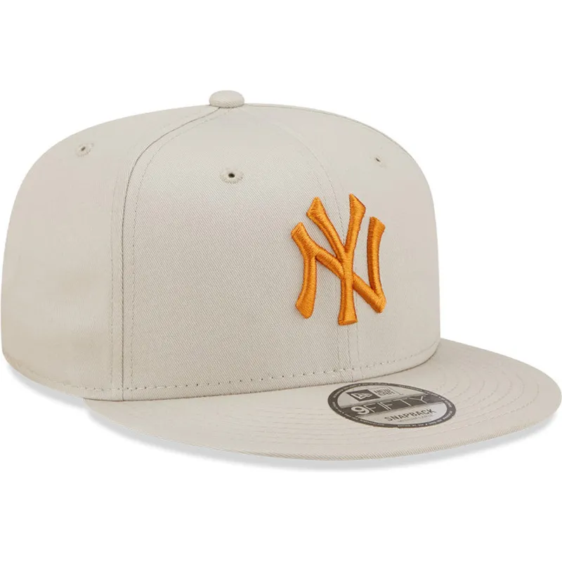 epci-plata-bej-snapback-9fifty-league-essential-de-new-york-yankees-mlb-de-new-era
