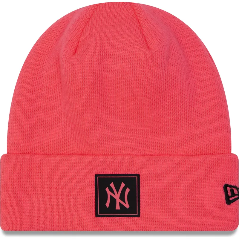 caciuli-roz-neon-team-cuff-de-new-york-yankees-mlb-de-new-era