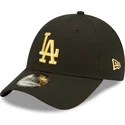 epci-curbata-negru-reglabila-dorado-9forty-metallic-de-los-angeles-dodgers-mlb-de-new-era