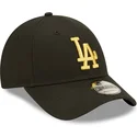 epci-curbata-negru-reglabila-dorado-9forty-metallic-de-los-angeles-dodgers-mlb-de-new-era