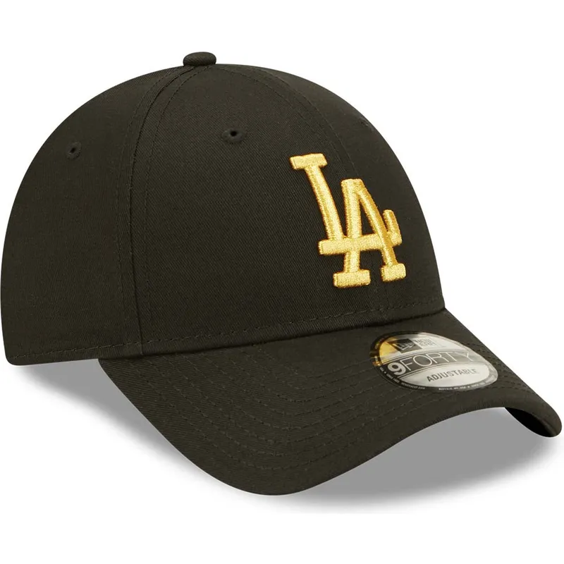 epci-curbata-negru-reglabila-dorado-9forty-metallic-de-los-angeles-dodgers-mlb-de-new-era