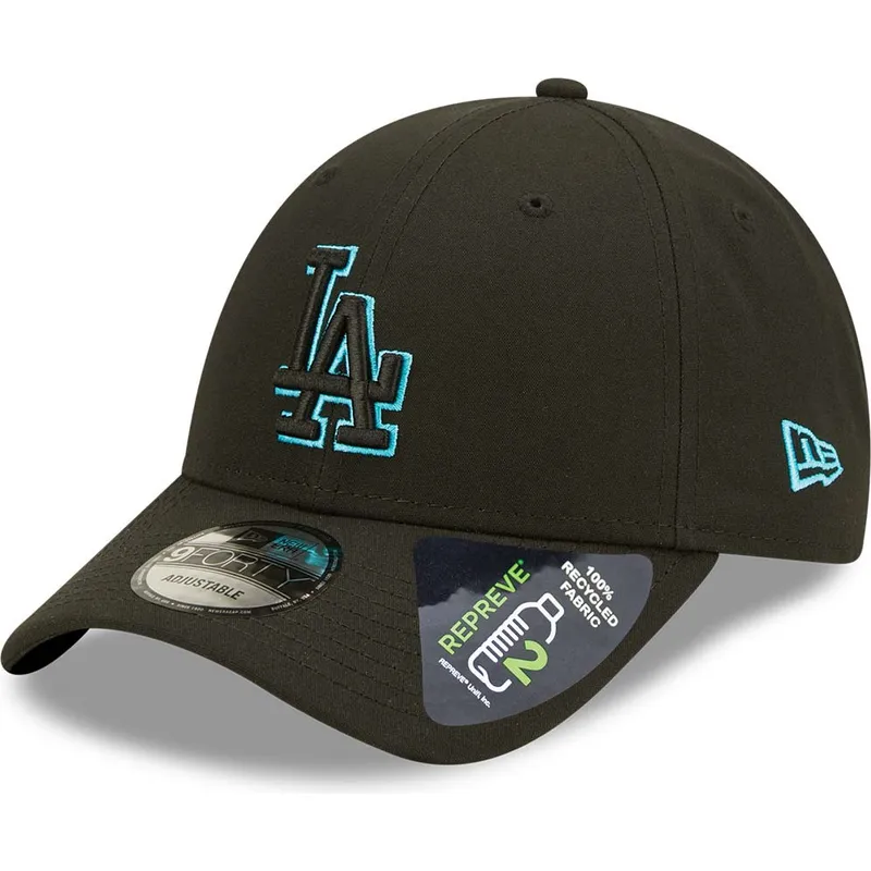 epci-curbata-negru-snapback-9forty-neon-pack-repreve-de-los-angeles-dodgers-mlb-de-new-era