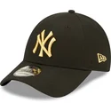 epci-curbata-negru-reglabila-dorado-9forty-metallic-de-new-york-yankees-mlb-de-new-era