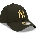 epci-curbata-negru-reglabila-dorado-9forty-metallic-de-new-york-yankees-mlb-de-new-era