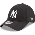 epci-curbata-negru-reglabila-9forty-the-league-melton-wool-de-new-york-yankees-mlb-de-new-era