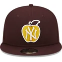epci-plata-rou-snapback-9fifty-ny-apple-de-new-york-yankees-mlb-de-new-era