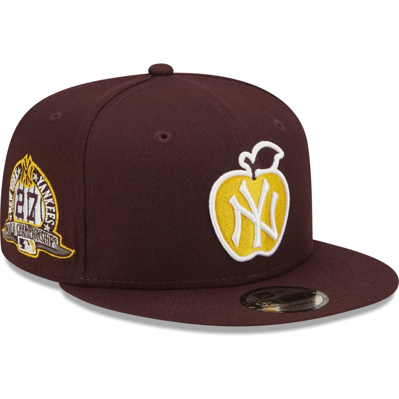 epci-plata-rou-snapback-9fifty-ny-apple-de-new-york-yankees-mlb-de-new-era