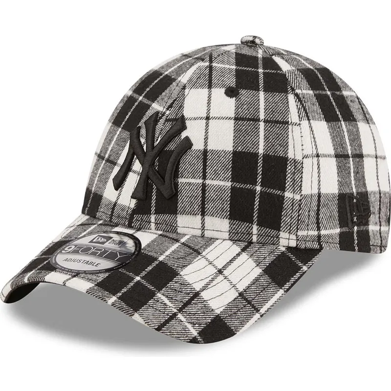 epci-curbata-negru-reglabila-9forty-plaid-de-new-york-yankees-mlb-de-new-era