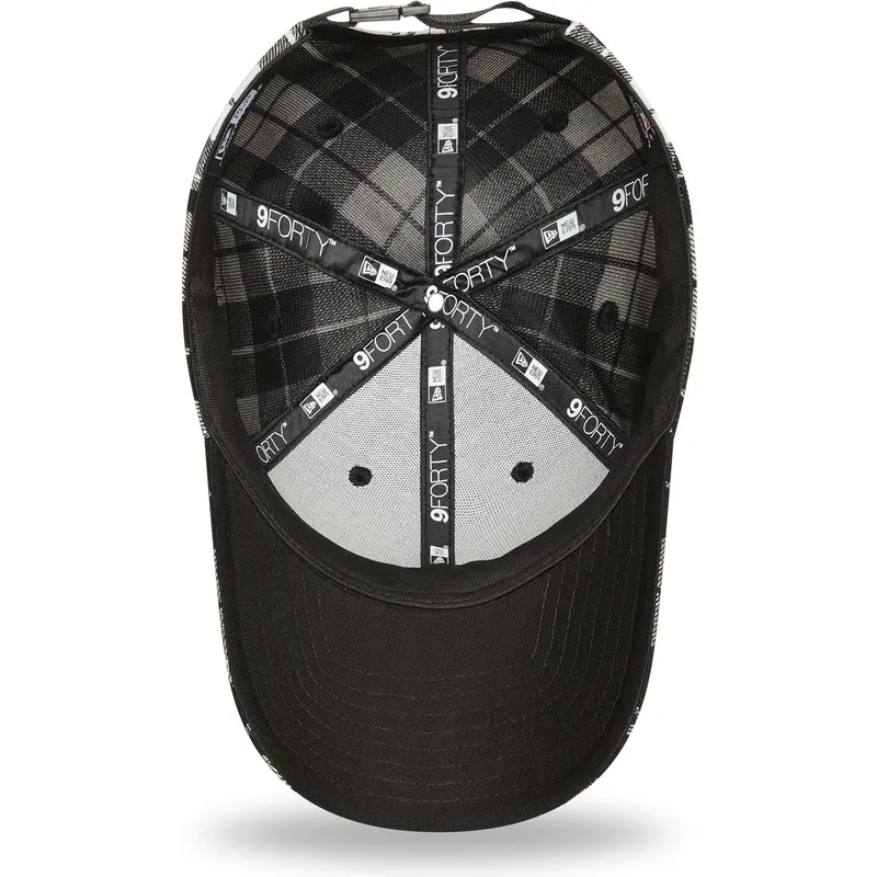epci-curbata-negru-reglabila-9forty-plaid-de-new-york-yankees-mlb-de-new-era
