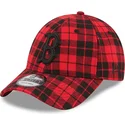 epci-curbata-rou-reglabila-9forty-plaid-de-boston-red-sox-mlb-de-new-era