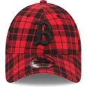 epci-curbata-rou-reglabila-9forty-plaid-de-boston-red-sox-mlb-de-new-era