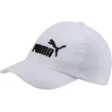 biala-regulowana-czapka-z-daszkiem-dla-dzieci-essentials-marki-puma