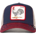 gorra-trucker-azul-marino-gallo-all-american-rooster-de-goorin-bros