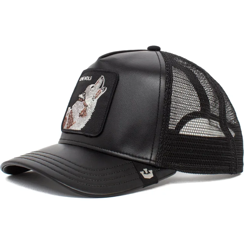 epci-curbata-negru-snapback-lone-wolf-pack-boss-the-farm-de-goorin-bros