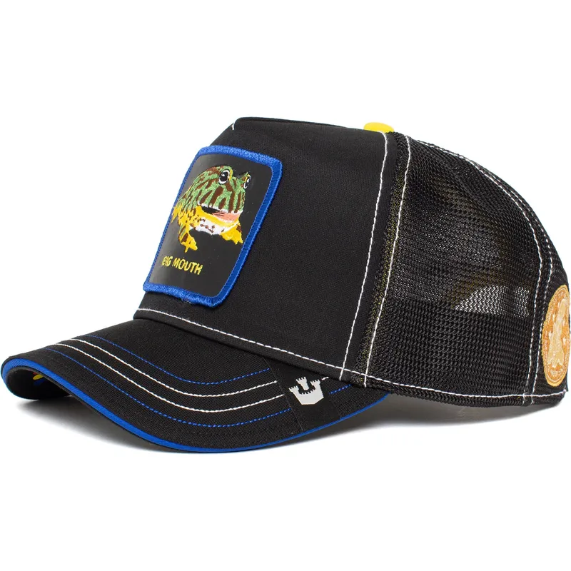 epci-curbata-negru-snapback-big-mouth-puck-yeah-the-farm-de-goorin-bros
