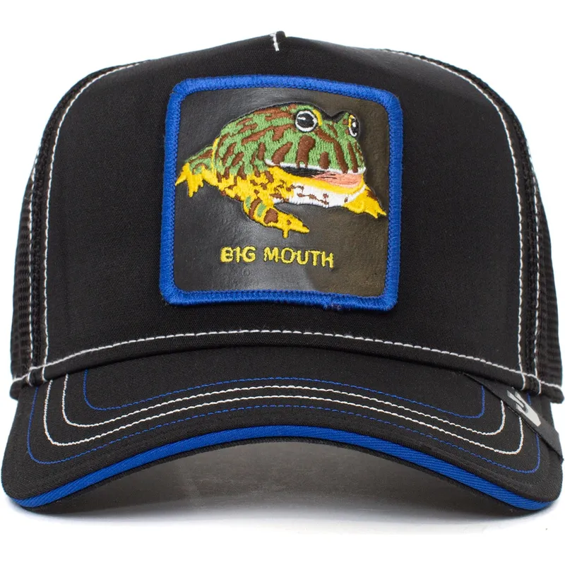 epci-curbata-negru-snapback-big-mouth-puck-yeah-the-farm-de-goorin-bros