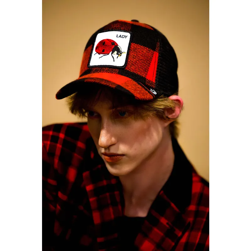 epci-curbata-rou-snapback-lady-plaidy-bug-the-farm-de-goorin-bros