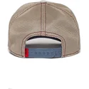 gorra-trucker-beige-y-granate-perro-chihuahua-fierce-yo-quiero-the-farm-de-goorin-bros