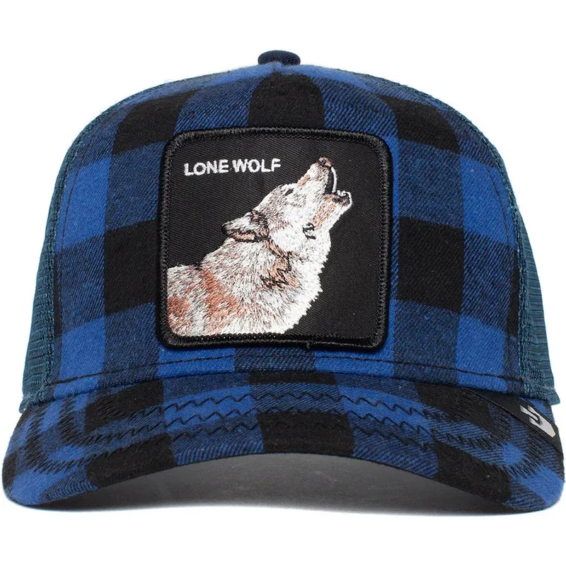 epci-curbata-albastru-snapback-lone-wolf-code-blue-the-farm-de-goorin-bros