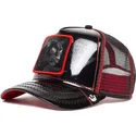 epci-curbata-negru-snapback-black-panther-power-forever-patent-leather-the-farm-de-goorin-bros