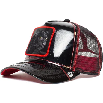 epci-curbata-negru-snapback-black-panther-power-forever-patent-leather-the-farm-de-goorin-bros