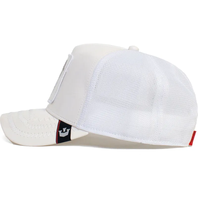 epci-curbata-alb-snapback-lone-wolf-big-white-patent-leather-the-farm-de-goorin-bros