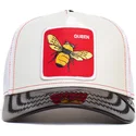 epci-curbata-alb-snapback-the-red-queen-patent-leather-the-farm-de-goorin-bros