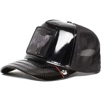 epci-curbata-negru-snapback-black-sheep-big-black-patent-leather-the-farm-de-goorin-bros