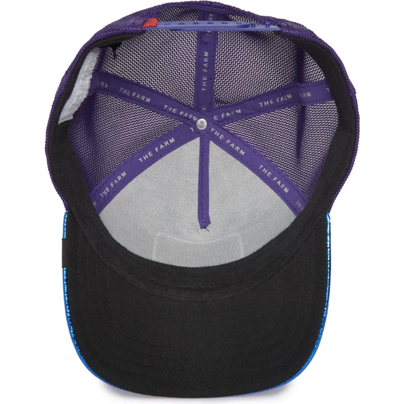 epci-curbata-albastru-snapback-de-siam-fighter-blue-light-metallic-the-farm-de-goorin-bros